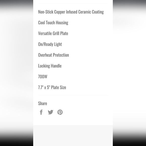 Contact Grill - Black and Orange - Picture 4 of 4